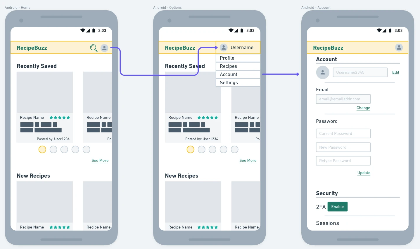 Wireflow example